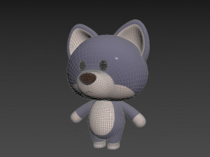 Character023 Wolf 3D Model