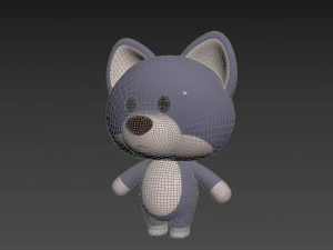 Character023 Wolf 3D Model