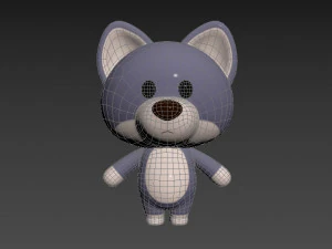 Character023 Wolf 3D Model