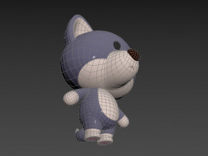 Character023 Wolf 3D Model