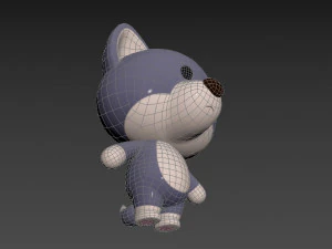 Character023 Wolf 3D Model
