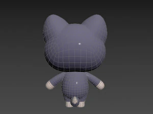 Character023 Wolf 3D Model