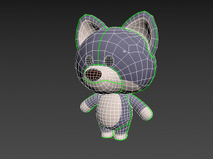Character023 Wolf 3D Model