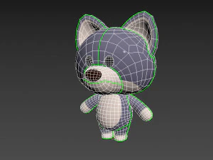 Character023 Wolf 3D Model