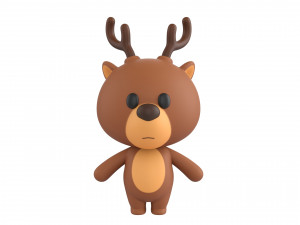 Character024 Deer 3Dモデル