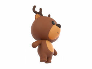 Character024 Deer 3Dモデル