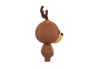Character024 Deer 3Dモデル