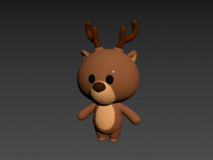 Character024 Deer 3Dモデル