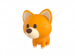 Character025 Dog 3D Модель