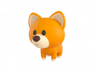 Персонаж025 Собака 3D Модель