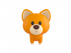 Character025 Dog 3D Модель