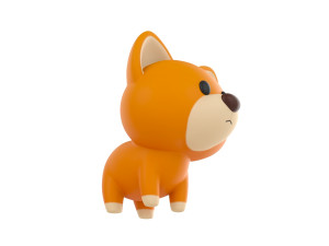 Character025 Dog 3D Модель