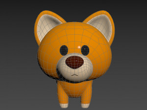 Character025 Dog 3D Модель