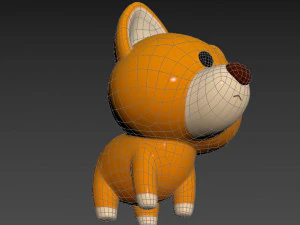 Character025 Dog 3D Model