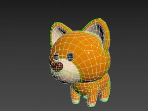 Character025 Dog 3D Model