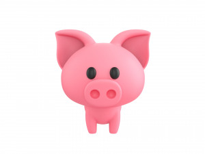 Character026 Pig 3D Model