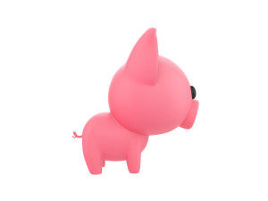 Character026 Pig 3D Model