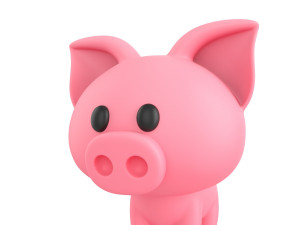 Character026 Pig 3D Model