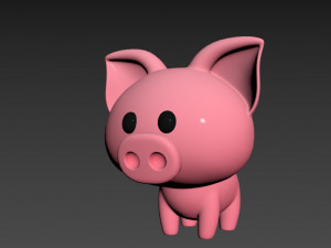 Character026 Pig 3D Model
