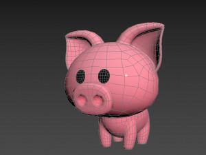 Character026 Pig 3D Model
