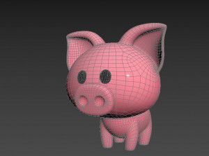 Character026 Pig 3D Model