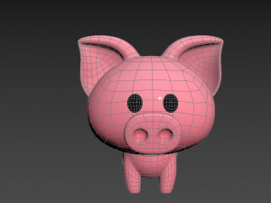 Character026 Pig 3D Model