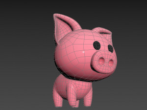 Character026 Pig 3D Model
