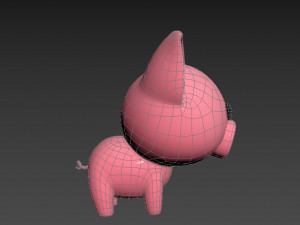 Character026 Pig 3D Model
