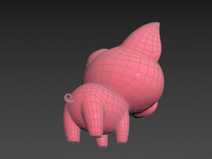 Character026 Pig 3D Model
