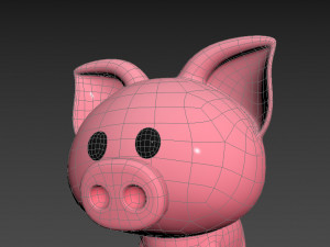 Character026 Pig 3D Model