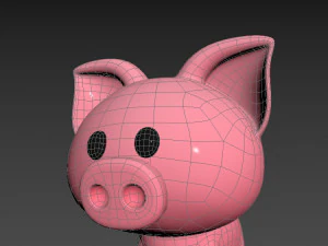 Character026 Pig 3D Model