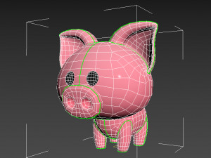 Character026 Pig 3D Model