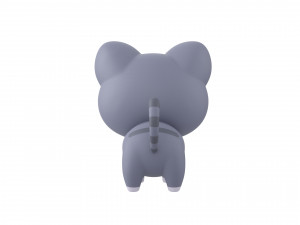 Character027 Cat 3D Model
