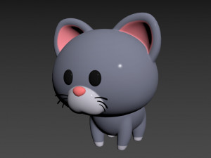 Character027 Cat 3D Model