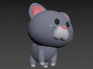 Character027 Cat 3D Model