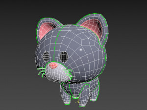 Character027 Cat 3D Model