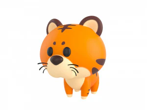 Personagem028 Tigre Modelo 3D