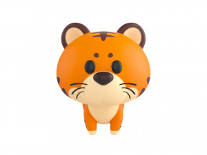 Character028 Tiger 3D Model