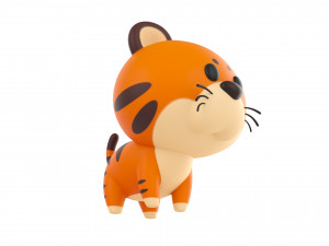 Character028 Tiger 3D Model