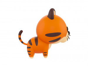 Character028 Tiger 3D Model