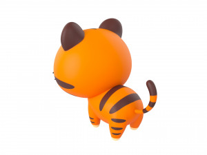 Character028 Tiger 3D Model