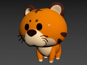 Character028 Tiger 3D Model