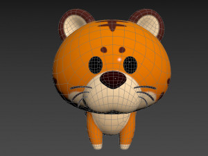 Character028 Tiger 3D Model