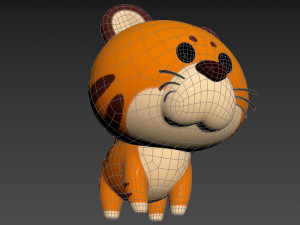 Character028 Tiger 3D Model