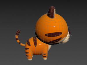 Character028 Tiger 3D Model