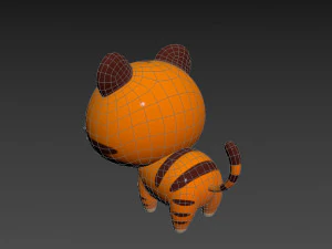 Character028 Tiger 3D Model
