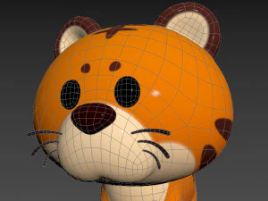 Character028 Tiger 3D Model