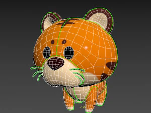 Character028 Tiger 3D Model
