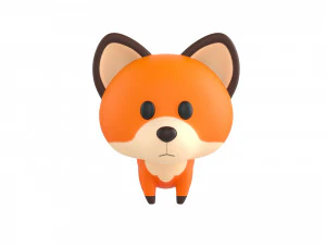 Character029 Fox 3D Model