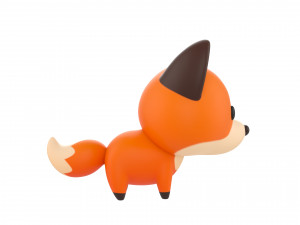 Character029 Fox Modelo 3D